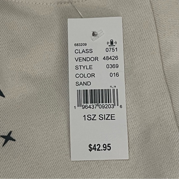 NWY PacSun Desert Dreamer Sun Butterfly Pullover Oversized Sweatshirt - Picture 6 of 8